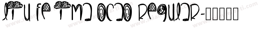liu fe ima ocao regular字体转换